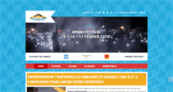Desktop Screenshot of amanifestival.com